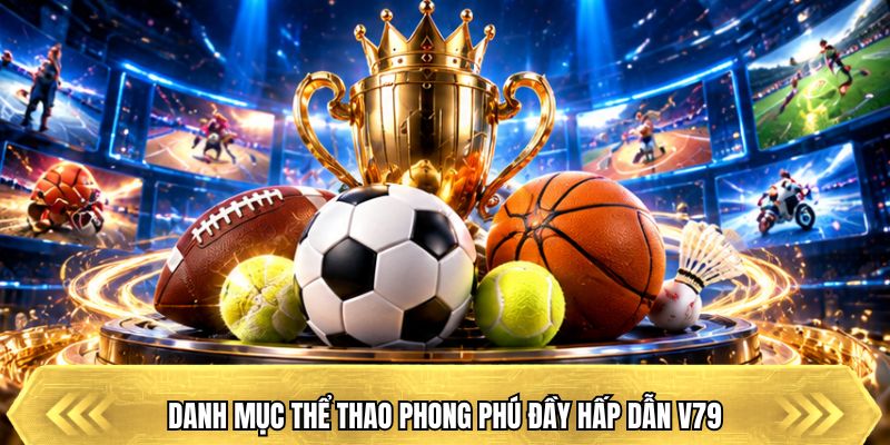 Danh mục thể thao phong phú đầy hấp dẫn V79