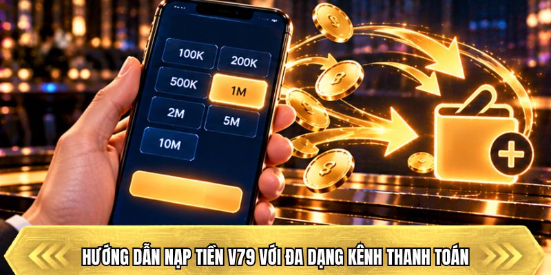Hướng dẫn nạp tiền V79 với đa dạng kênh thanh toán