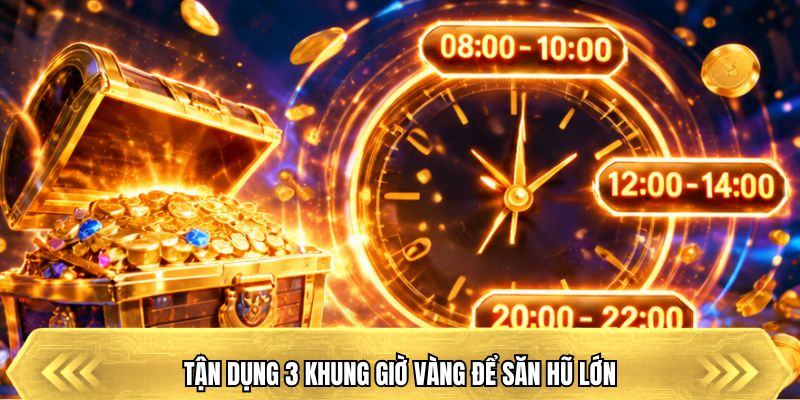Tận dụng 3 khung giờ vàng để săn hũ lớn