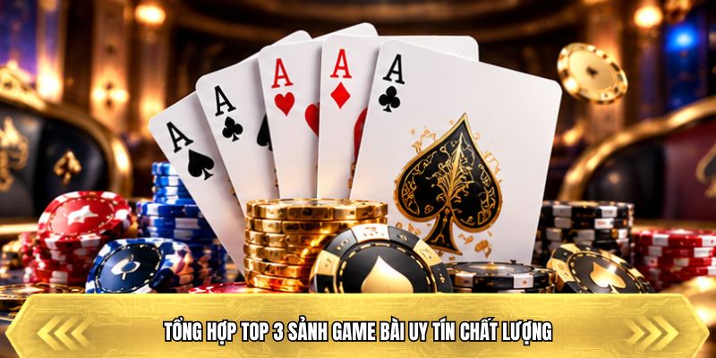 Tổng hợp top 3 sảnh game bài uy tín chất lượng